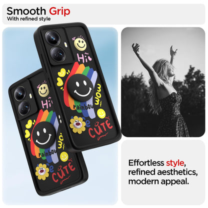 Black Soft Silicone mobile back cover for Realme 10 Pro Plus 5G – Pikkme – photo 2