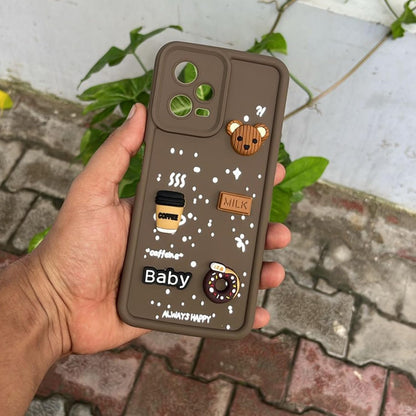 Pikkme brown Silicone phone cover for Redmi Note 12 5G – photo 7