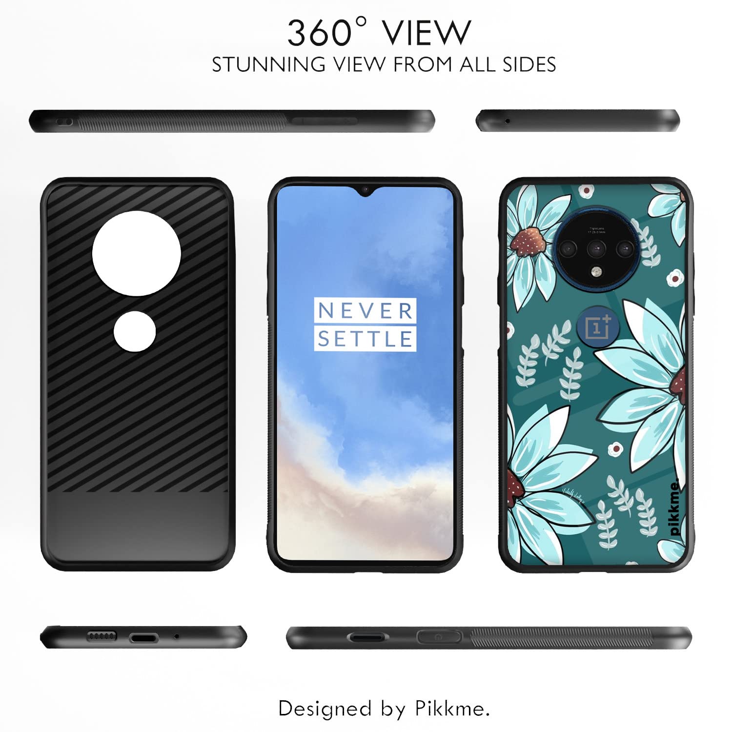 Pikkme OnePlus 7T Flower mobile cover – photo 2