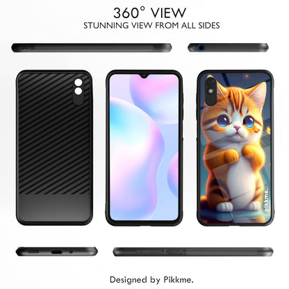 Pikkme Redmi 9A/9i/9A Sport Cat mobile back cover – photo 2