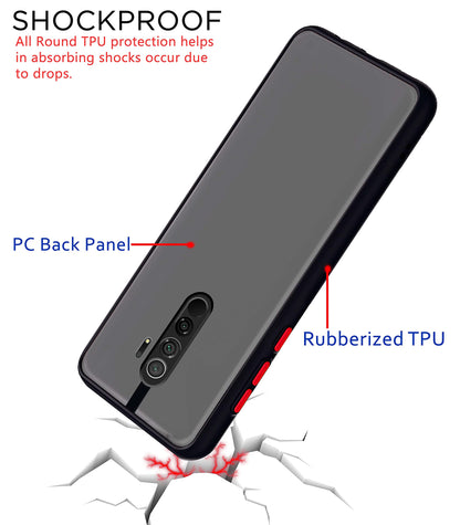 Black Matte phone cover for Redmi 9 Prime – Pikkme – photo 4