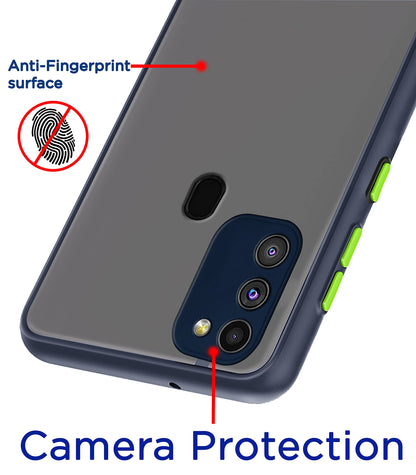 Pikkme Samsung M21/M30S Matte tpu, blue mobile cover – photo 2