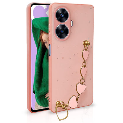Realme Narzo N55/C55 phone cover in pink by Pikkme