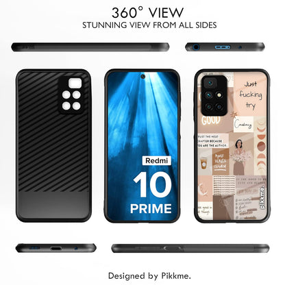 Redmi 10 Prime Hybrid mobile back cover by Pikkme – photo 2