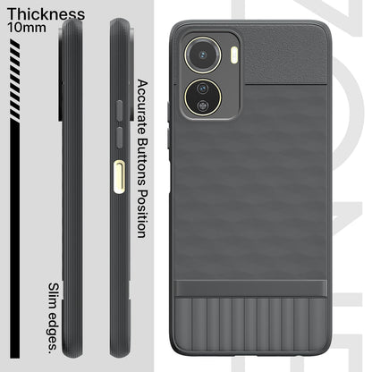 Pikkme Vivo Y16  Gencase Back Cover (Grey)