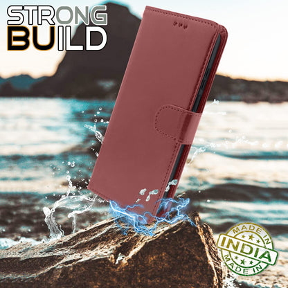 Pikkme Samsung Galaxy M32 5G / A32 5G Vintage Flip Cover(Brown))