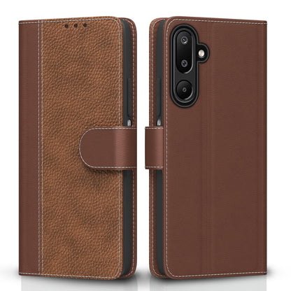 Samsung M16 5G Wallet flip case in tan by Pikkme