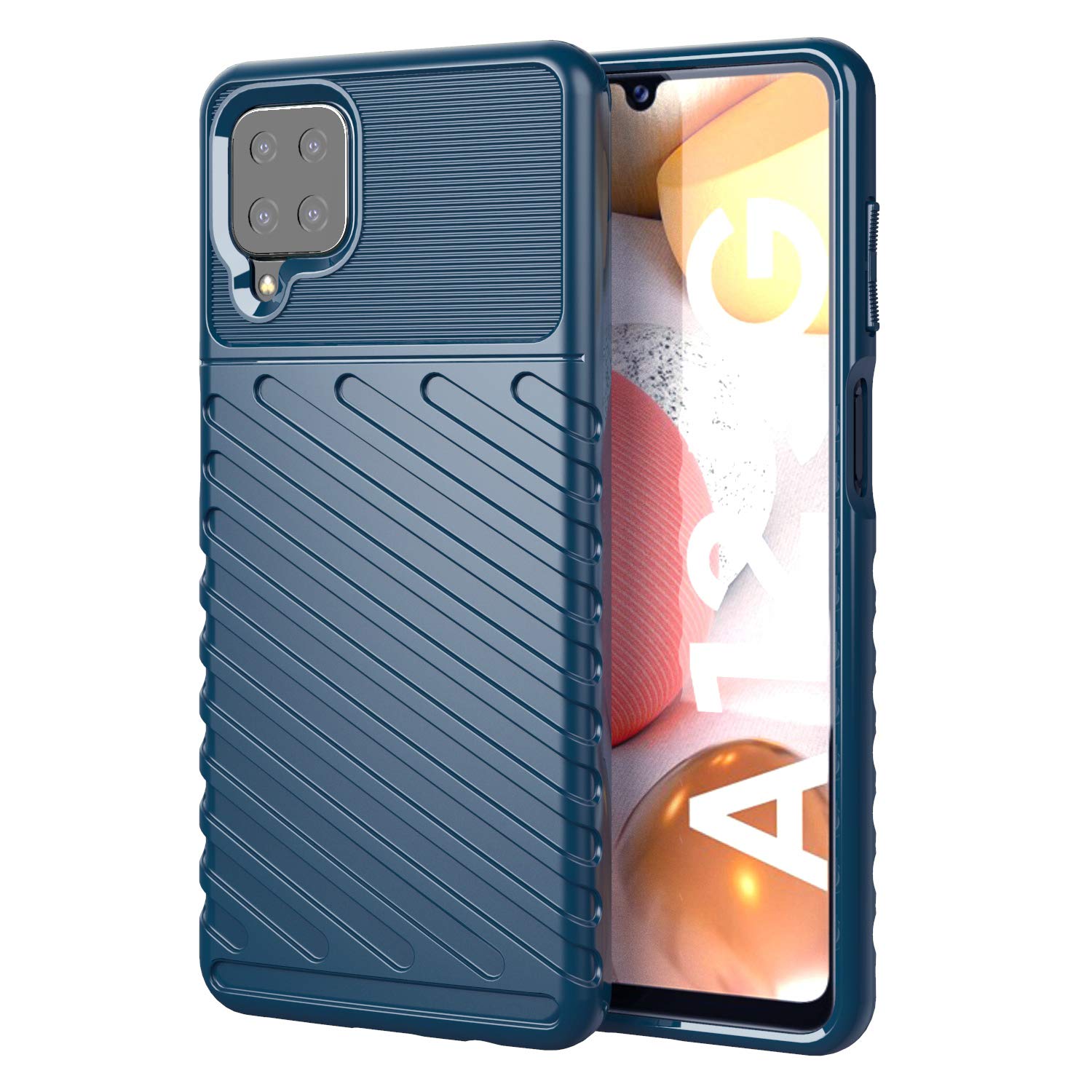 Pikkme blue Matte mobile cover for Samsung M12/A12 – photo 3