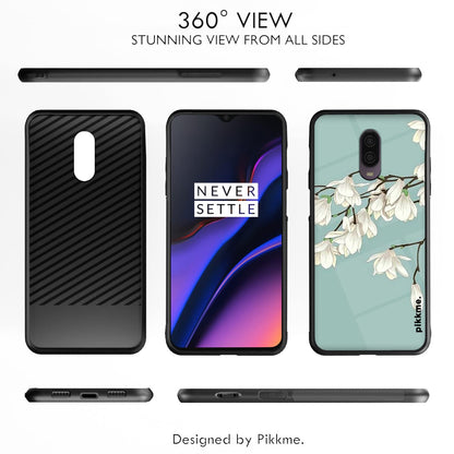 Pikkme Flower mobile back cover for OnePlus 6T – photo 2