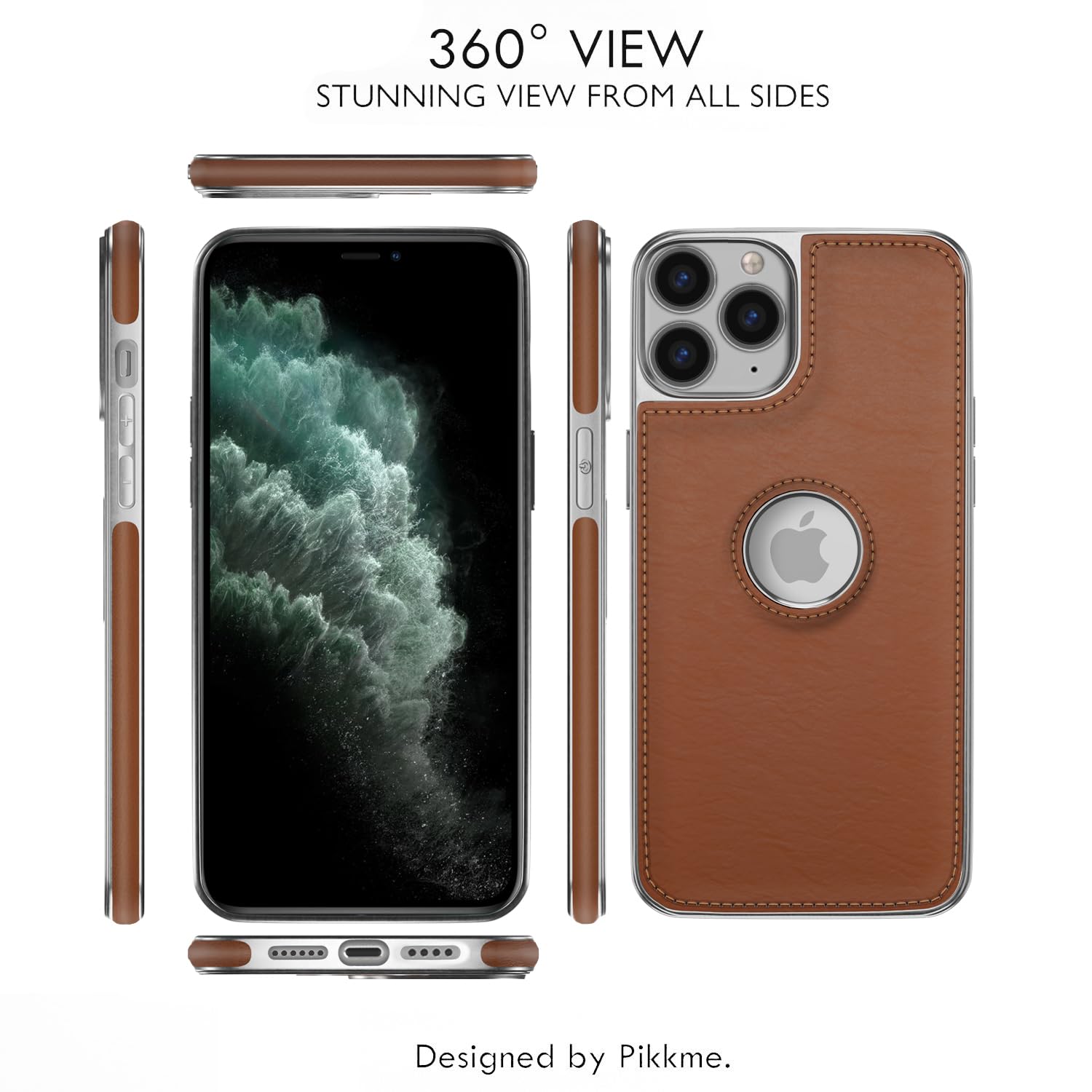 Chrome brown phone cover for iPhone 11 Pro Max – Pikkme – photo 4