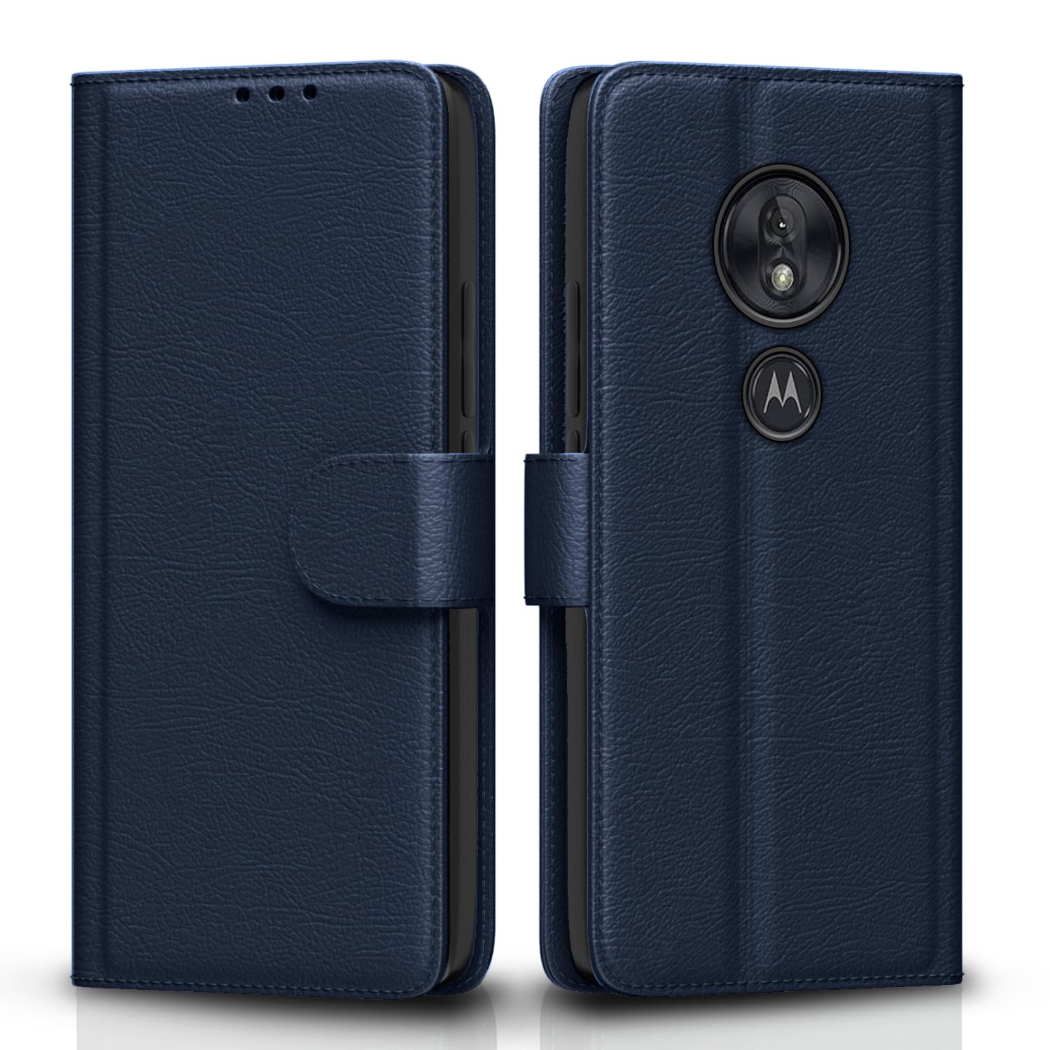 Blue wallet flip cover for Moto G6 Play – Pikkme