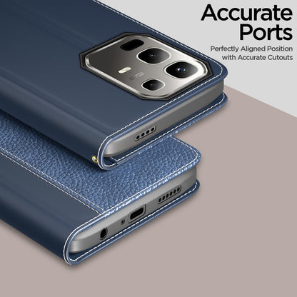 Infinix Note 50x 5G Wallet flip cover in blue by Pikkme – photo 2