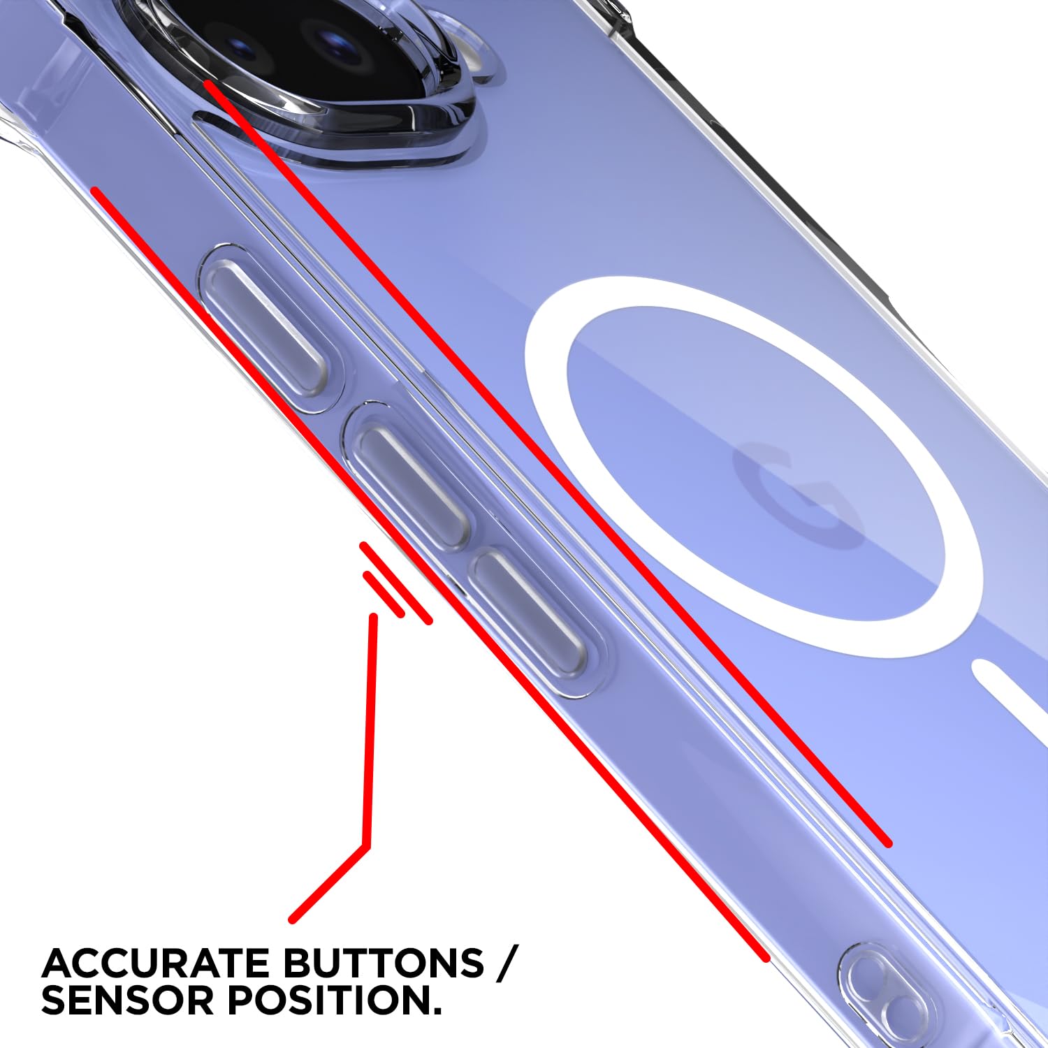 Transparent mag-safe MagSafe back cover for Google Pixel 9A – Pikkme – photo 6