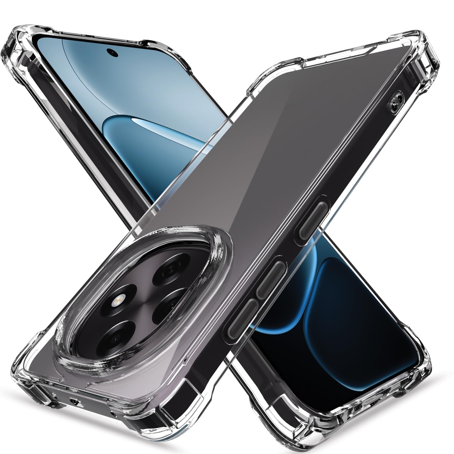 Oppo F31 Pro 5G mobile cover in transparent by Pikkme