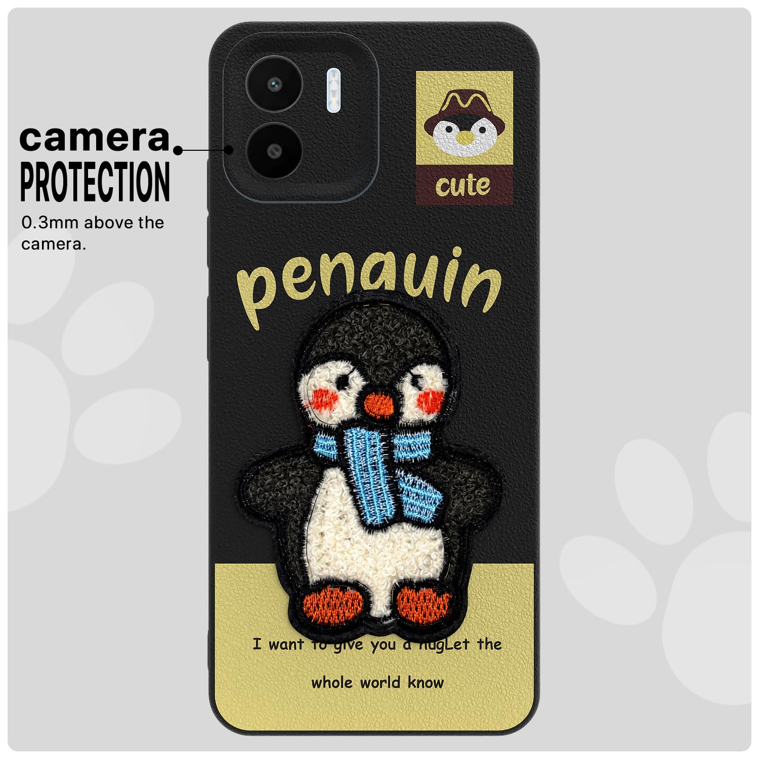Redmi A1/A2 back cover in black by Pikkme – photo 6