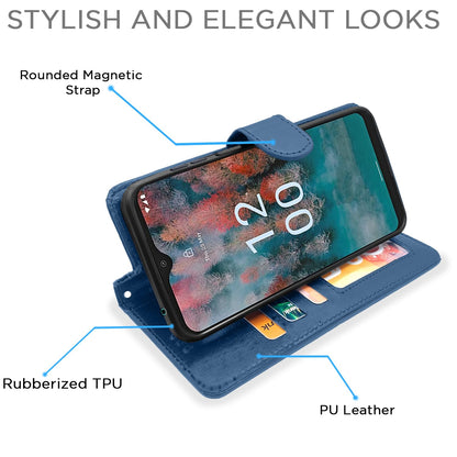 Pikkme Nokia C12/C12 Pro blue wallet flip cover – photo 5