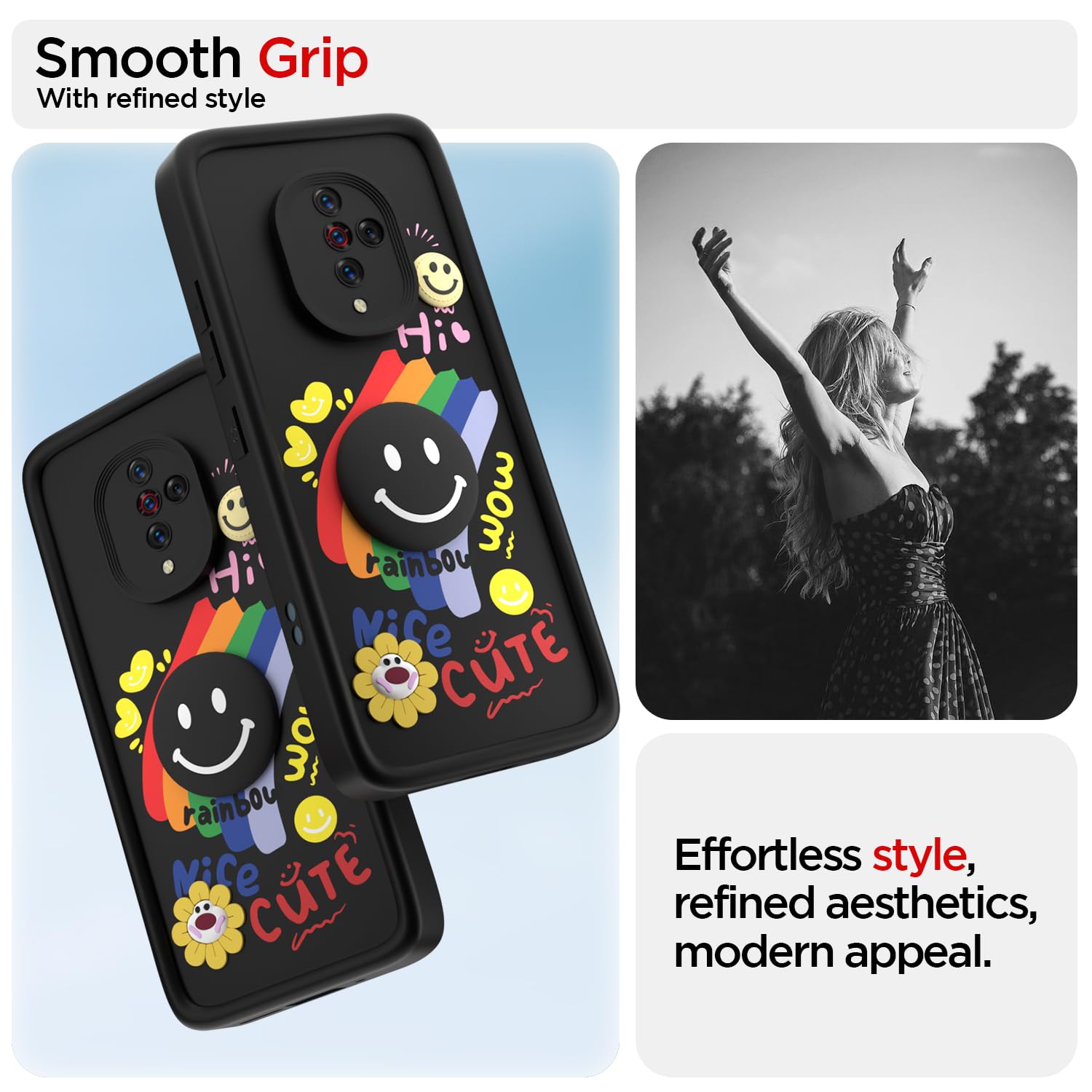 Pikkme Vivo S1 Pro Soft Silicone black back cover – photo 2