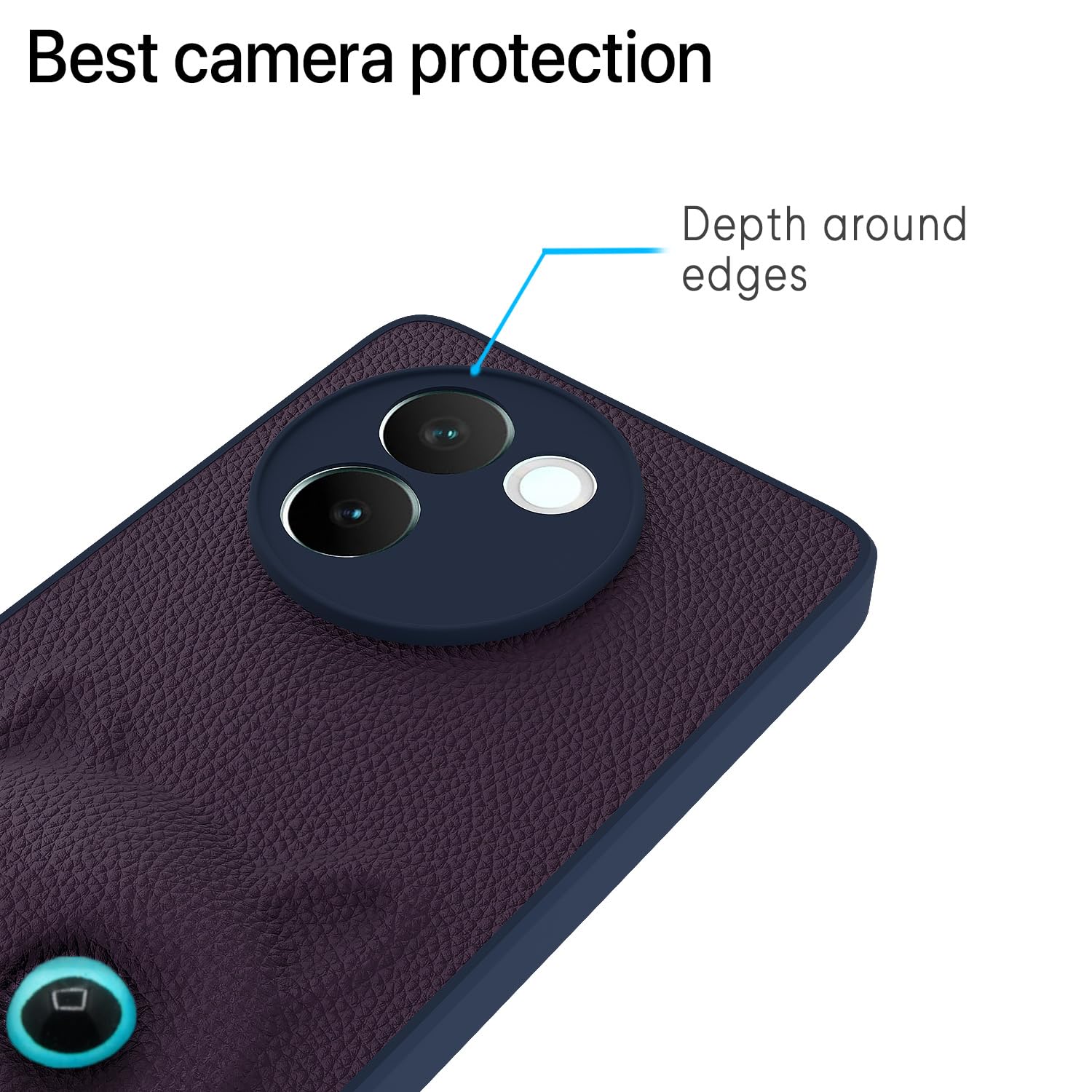Pikkme purple Kitty back cover for Vivo V30e 5G – photo 5
