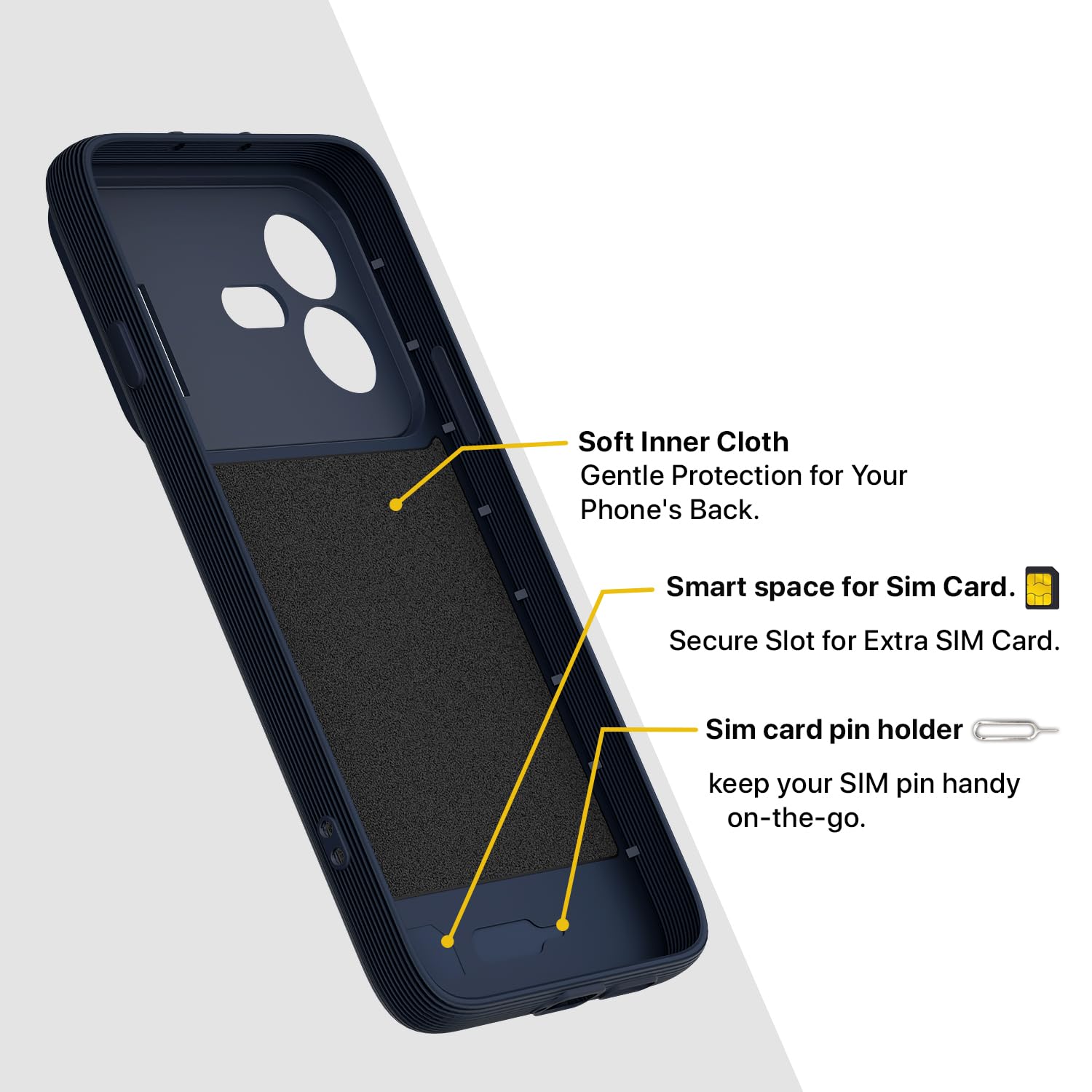 Pikkme Nothing Phone 4b 5G Silicone blue mobile cover – photo 6