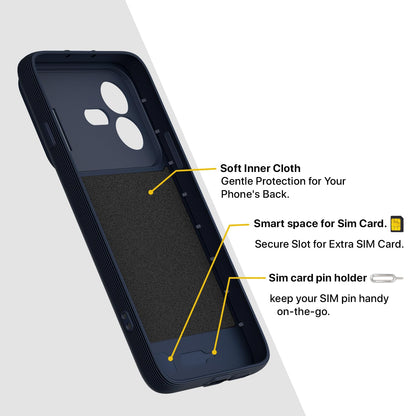 Pikkme Nothing Phone 4b 5G Silicone blue mobile cover – photo 6