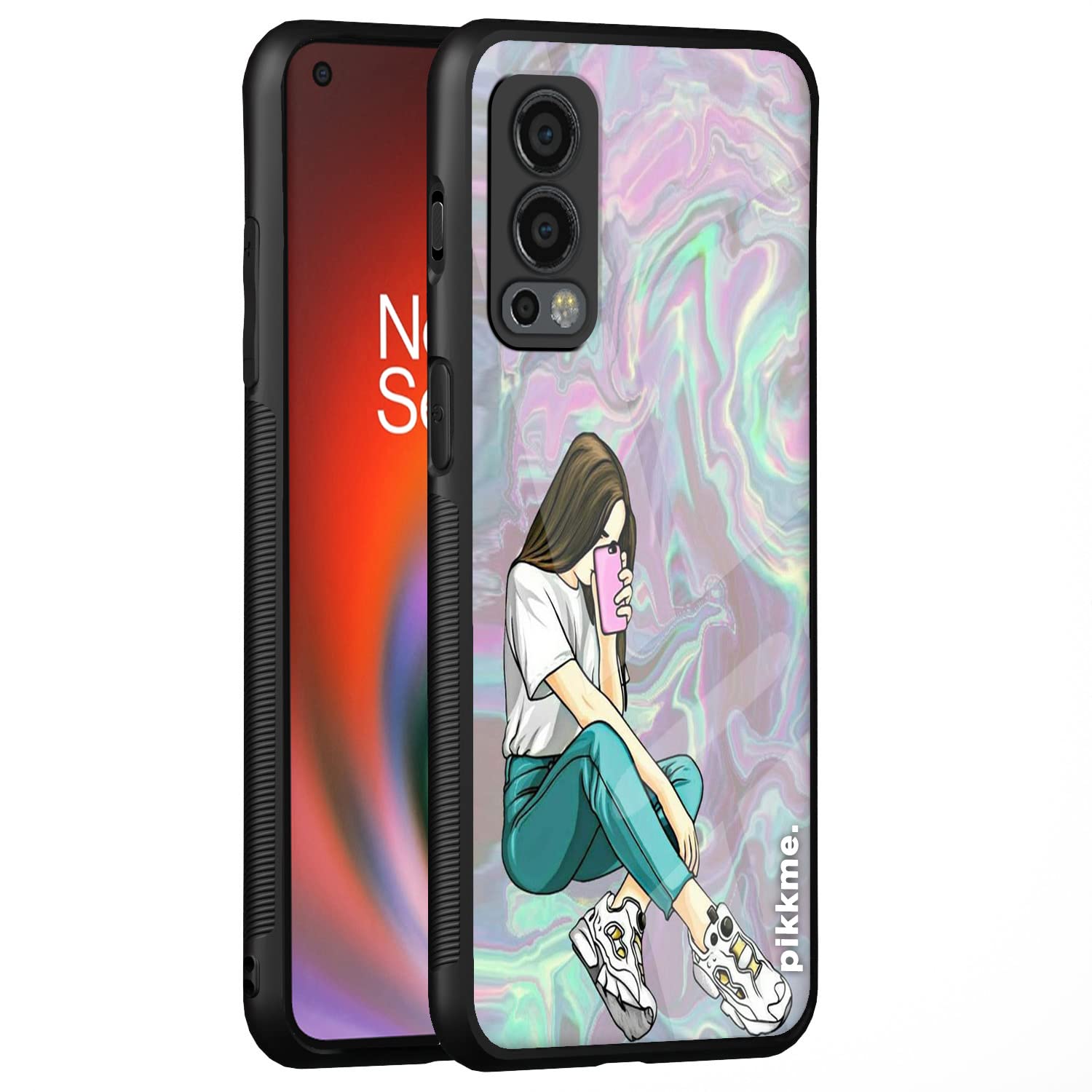 OnePlus Nord 2 5G Hybrid mobile back cover by Pikkme