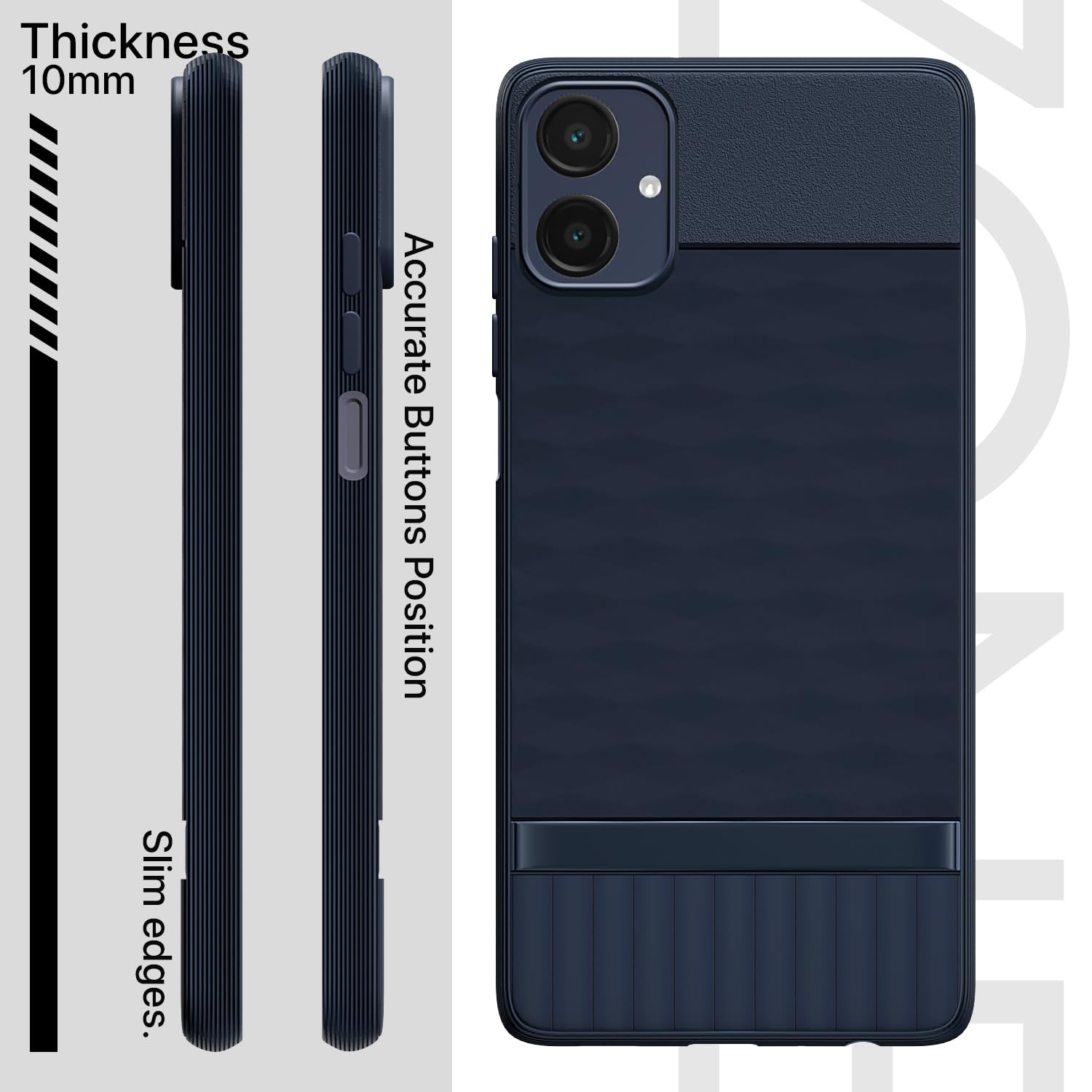Pikkme Samsung Galaxy M05 / A05 / F05  Gencase Back Cover (Blue)
