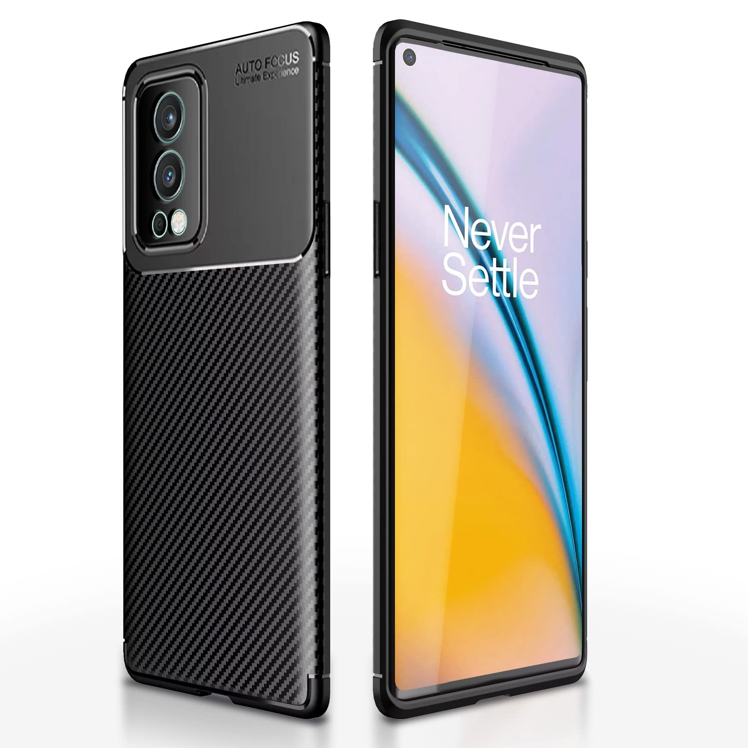 Pikkme black phone cover for OnePlus Nord 2 5G