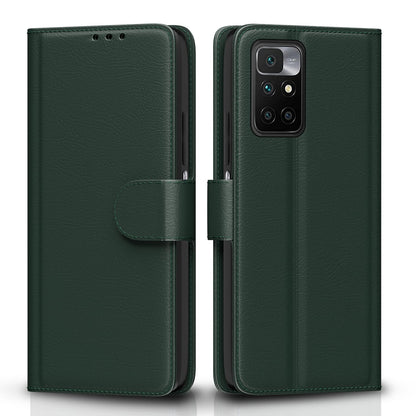 Redmi 10 Prime flip case in green by Pikkme
