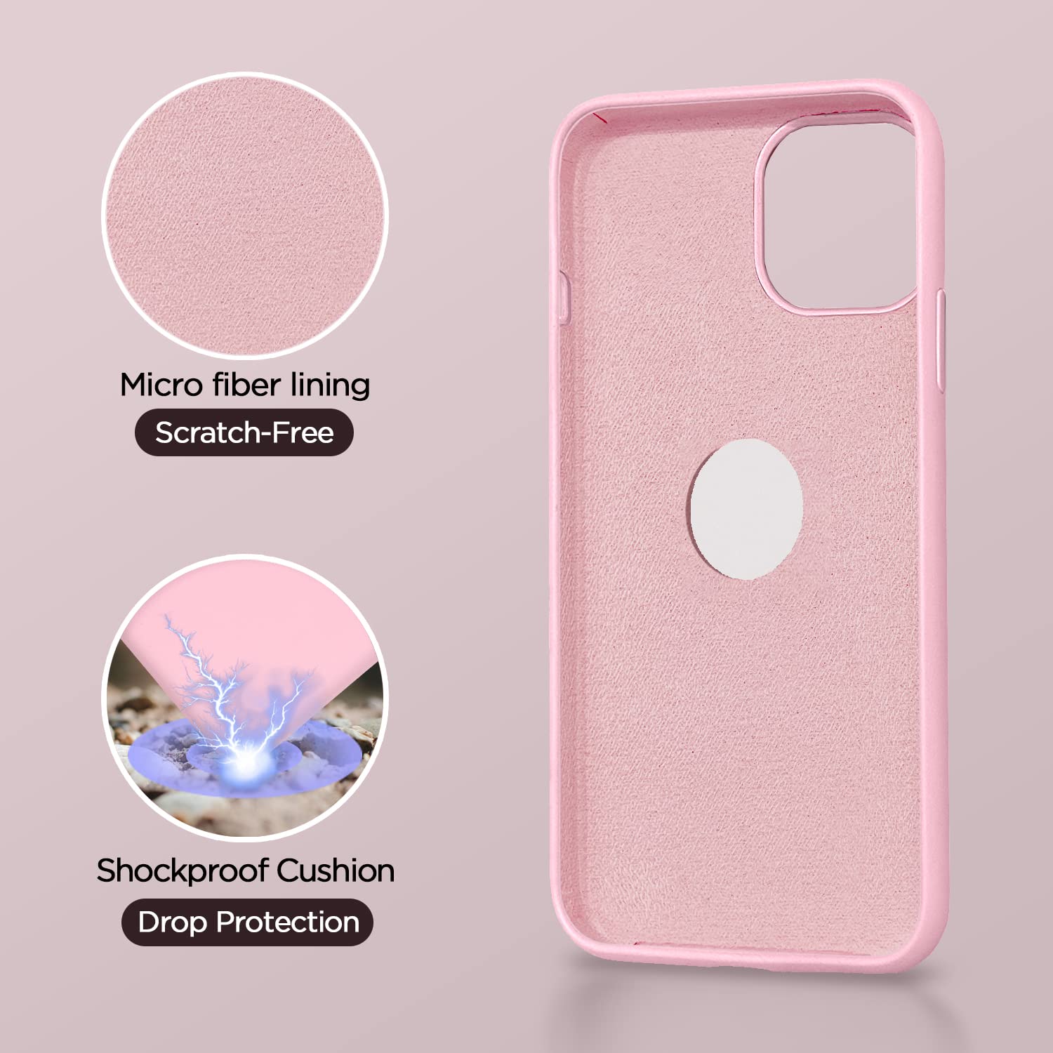 Pikkme iPhone 11 Super Soft Silicone Back Cover (Pink)