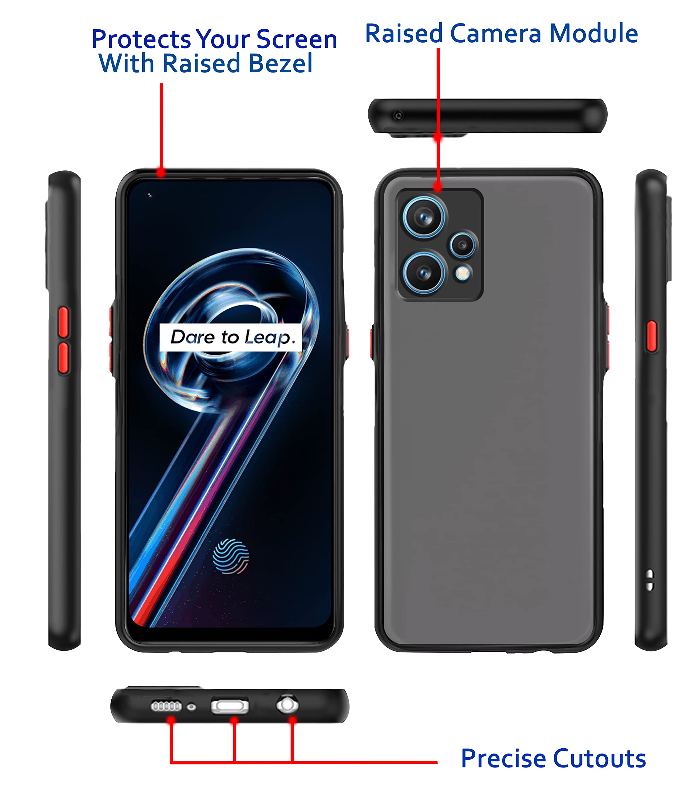 Pikkme OnePlus Nord CE 2 Lite 5G Hybrid black back cover – photo 3