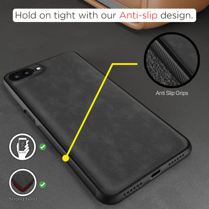 Grey Leather phone cover for iPhone 7 Plus/8 Plus – Pikkme – photo 5