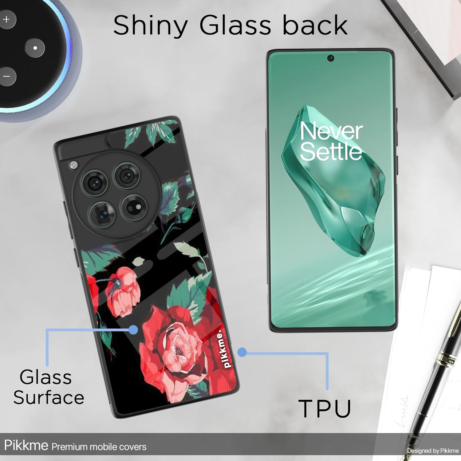 Pikkme Flower mobile back cover for OnePlus 12 5G – photo 3
