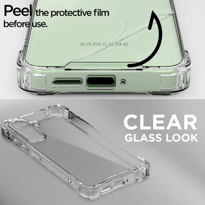 Pikkme Samsung Galaxy M56 5G  PC + TPU Crystal Clear Transparent Back Cover (Transparent)