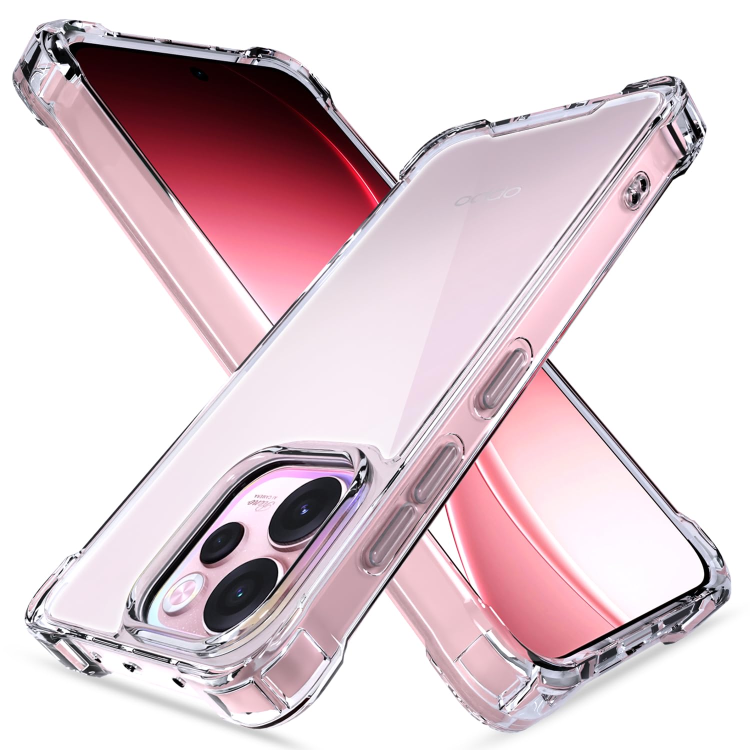 Transparent mobile cover for Oppo Reno 15C 5G – Pikkme