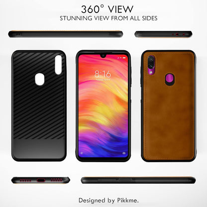 Pikkme Redmi Note 7 Pro/Note 7/Note 7S Leather brown back cover – photo 2