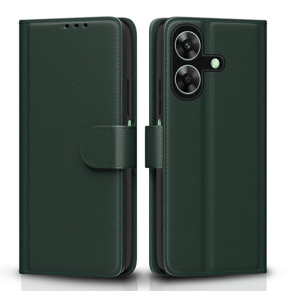 Green Wallet wallet flip cover for Realme C61/Narzo N61 – Pikkme