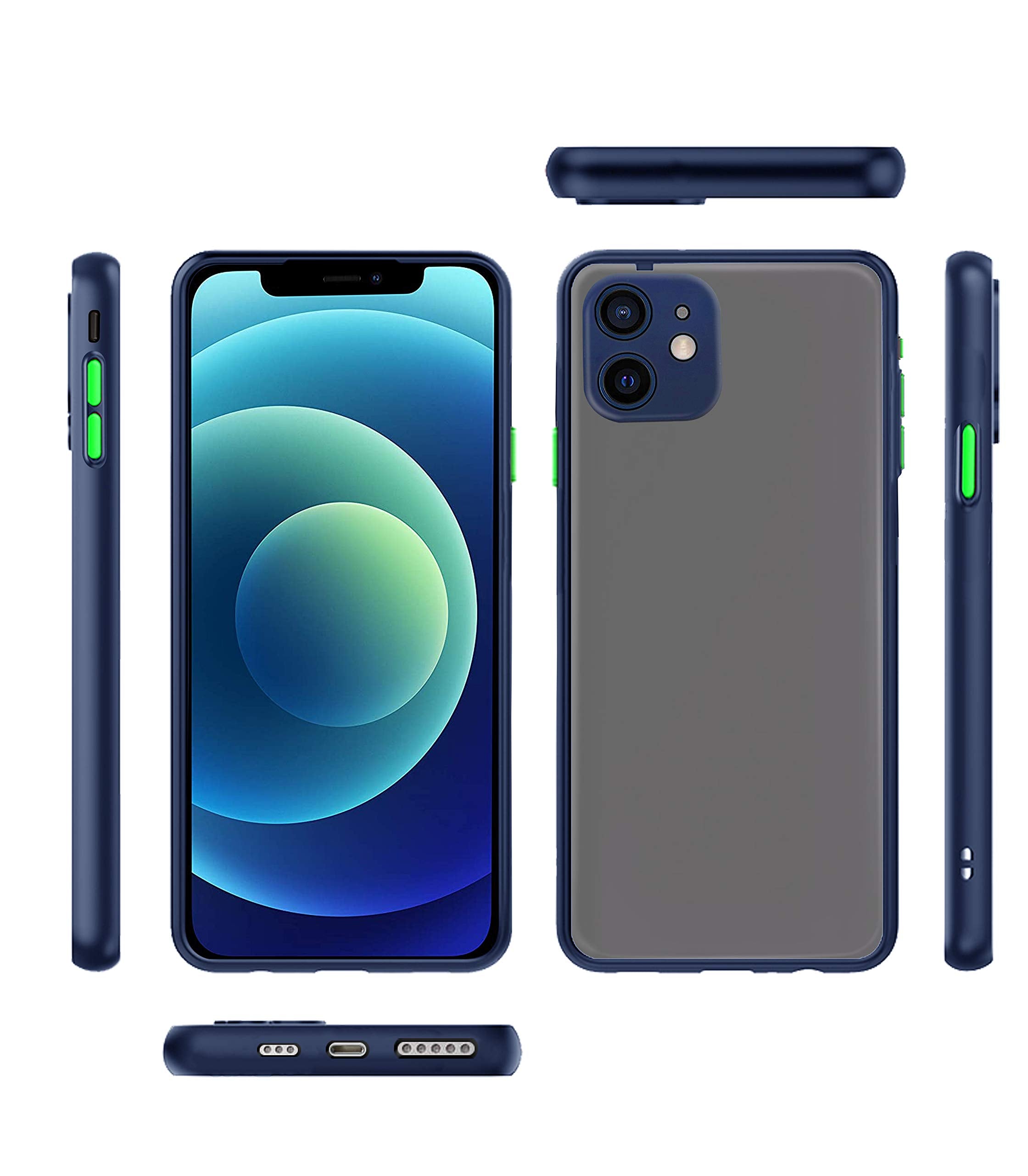 Pikkme iPhone 12 Hybrid blue mobile cover – photo 2