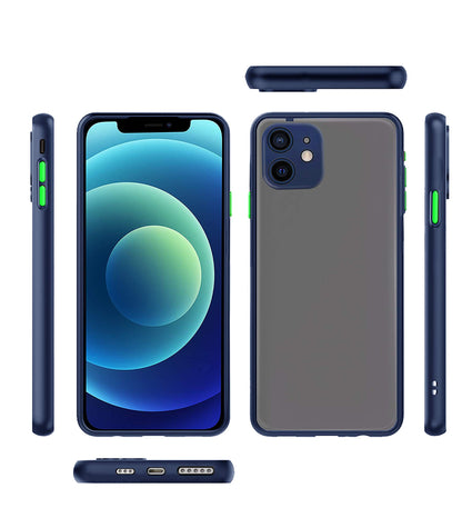 Pikkme iPhone 12 Hybrid blue mobile cover – photo 2