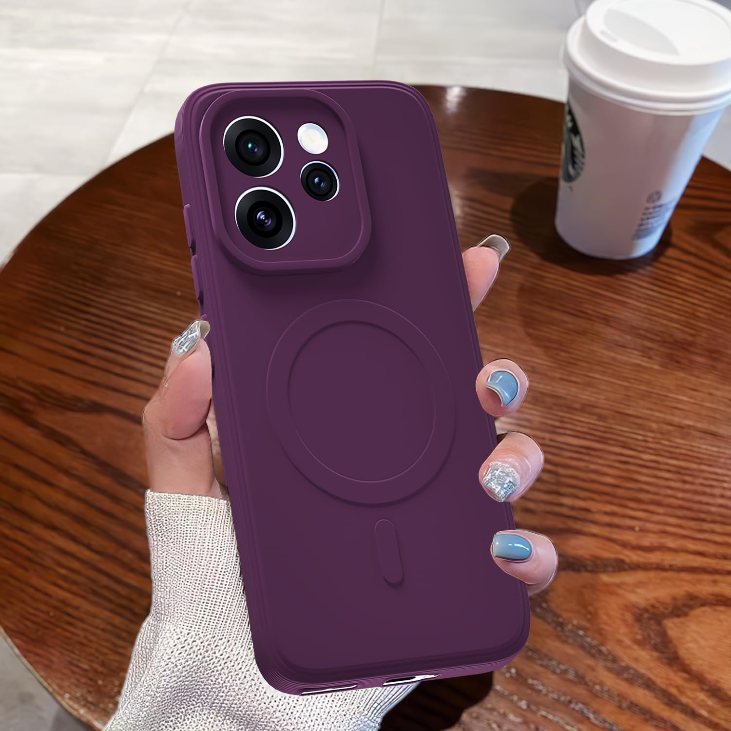 Pikkme purple MagSafe mobile back cover for Oppo Reno 15 Pro 5G – photo 7