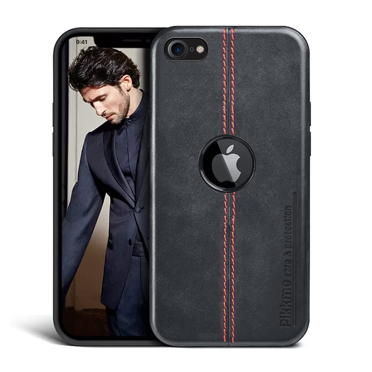 Black mobile cover for iPhone SE 2022/2020 – Pikkme