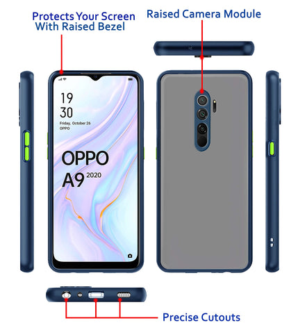 Oppo A5 2020/A9 2020 Hybrid phone cover in blue by Pikkme – photo 3
