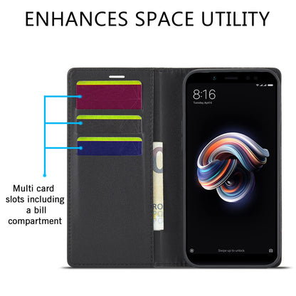 Pikkme black Wallet wallet flip cover for Redmi Note 5 Pro – photo 3