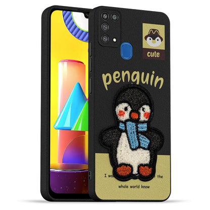 Black mobile back cover for Samsung M31/F41/M31 Prime – Pikkme
