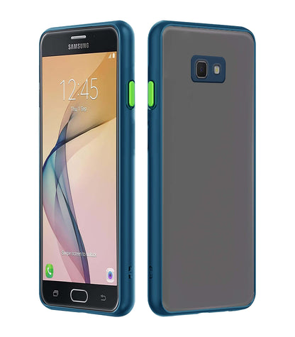 Samsung J7 Prime Matte mobile cover in blue by Pikkme