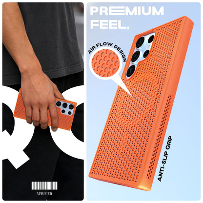 Pikkme orange MagSafe mobile cover for Samsung S24 Ultra 5G – photo 2