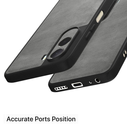 Pikkme Redmi A7 Pro/Poco C85x 5G Leather grey back cover – photo 4