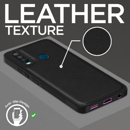Pikkme Vivo Y12/Y15/Y17/U10 Leather black mobile back cover – photo 7