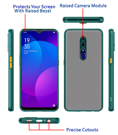 Oppo f11 Hybrid back cover in green by Pikkme – photo 3
