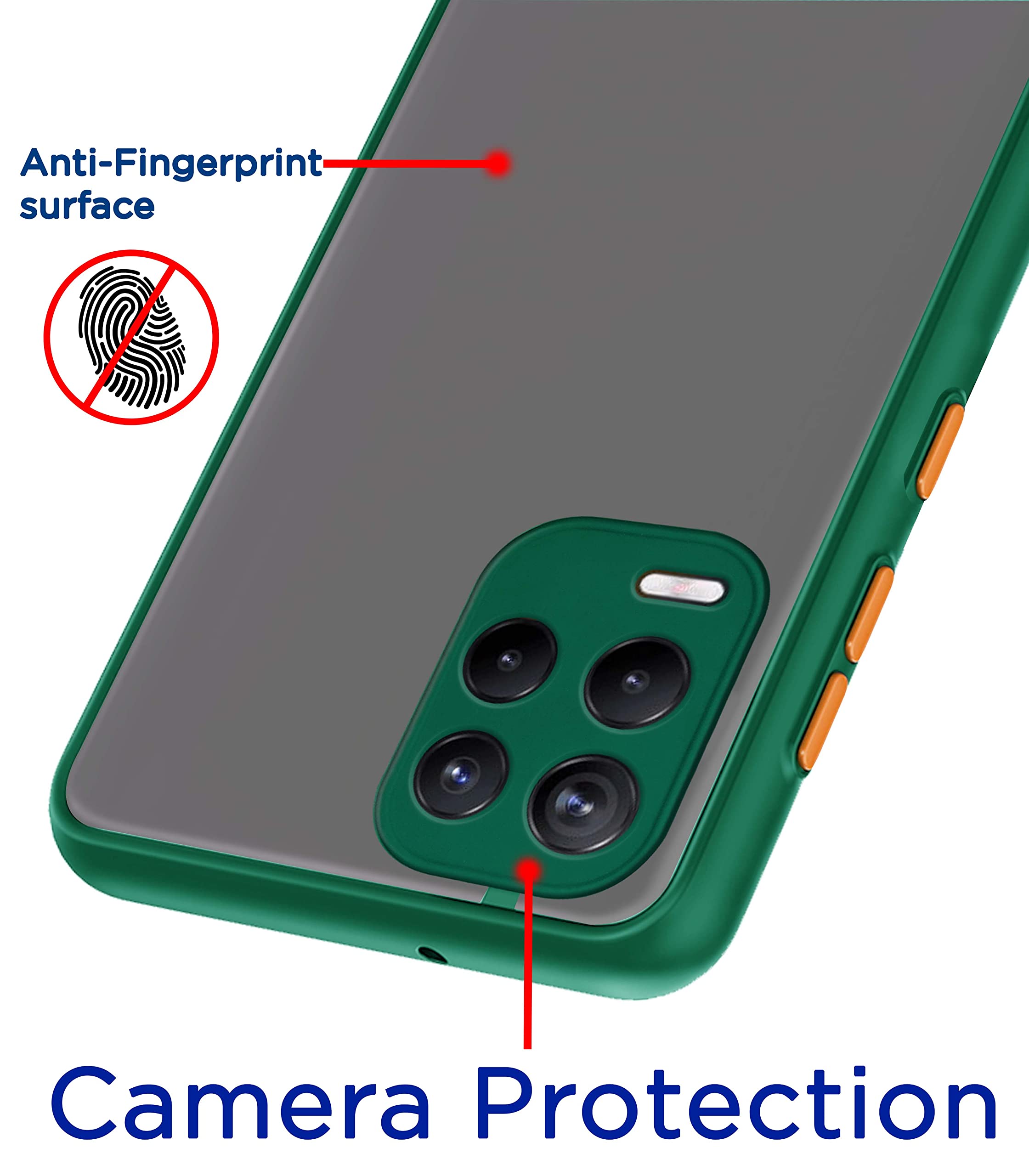 Pikkme Realme 8/8 Pro 4G Hybrid green mobile cover – photo 2