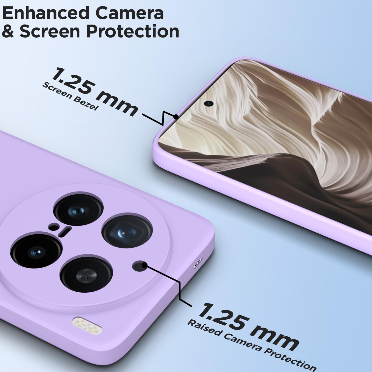 Vivo X200 Pro 5G Matte mobile back cover in purple by Pikkme – photo 2